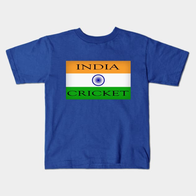 INDIA CRICKET Kids T-Shirt by Cult Classics